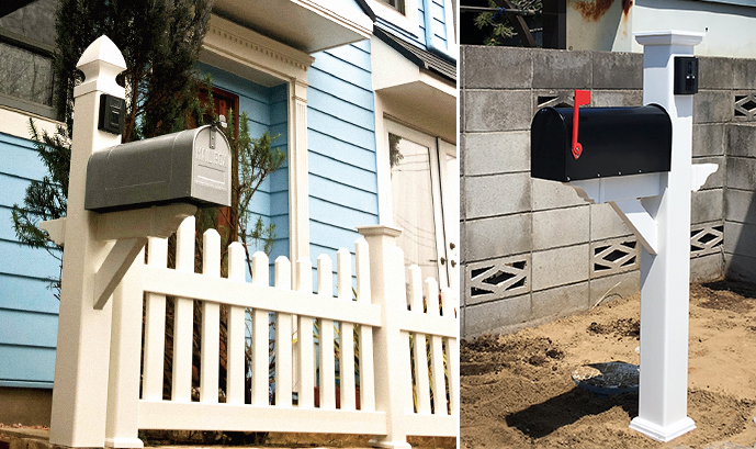 バイナル USメールボックス スタンド