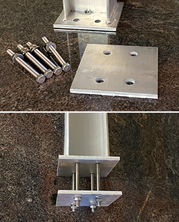 セメントレスタワーマウントプレートキット