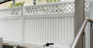 バイナル セミプライバシーフェンス VNG76