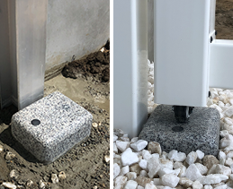 バイナルゲート用キャスターベース